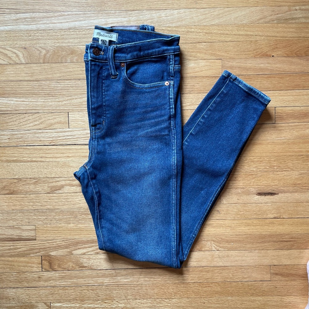 Madewell 10” High-Rise Skinny Jeans, size 28